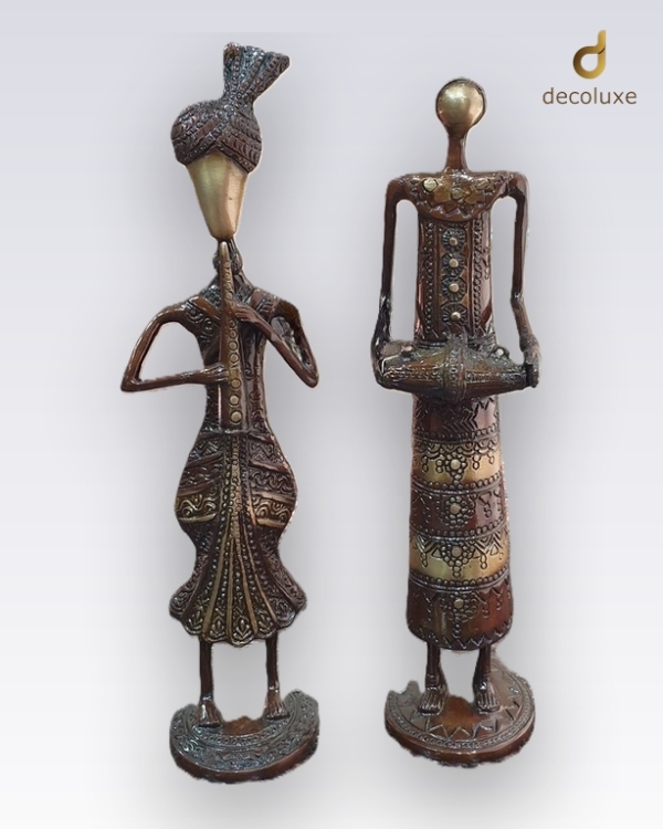 Tribal Musicians Antique Finish