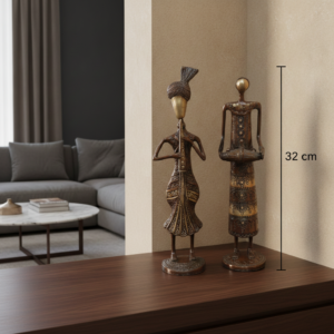 Tribal Musicians Antique Finish - Image 3