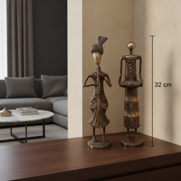Tribal Musicians Antique Finish